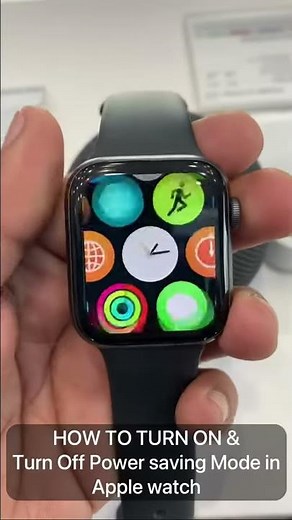 How to Turn off Power savings mode in Apple Watch / How to Exit Power Reserve mode an Apple Watch .