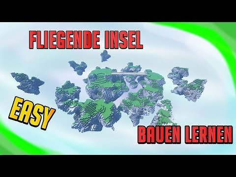 🗻 Fliegende Insel bauen LERNEN ● TERRAFORMING | MEGA EINFACH ● Minecraft