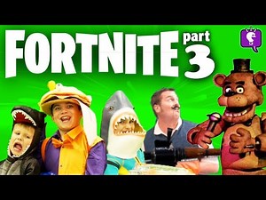 FORTNITE   HELLO NEIGHBOR  with FNAF Freddy Part 3 by HobbyKidsTV - Videos For Kids