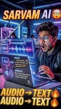 India का FREE AI Tool 🤯 | Audio to Text + Text to Speech
