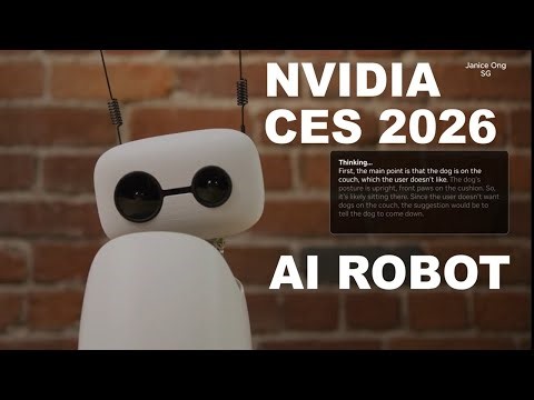 NVIDIA CES 2026: Build Your Own R2D2 AI Robot Personal Assistant “Reachy Mini” – Fully Customizable