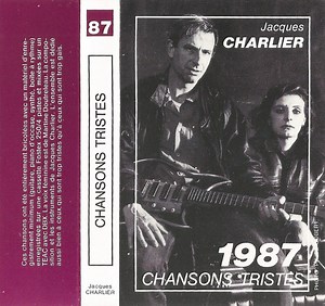 Jacques Charlier - Chansons Tristes