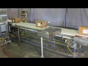 Automatic Box Labeling Conveyor System