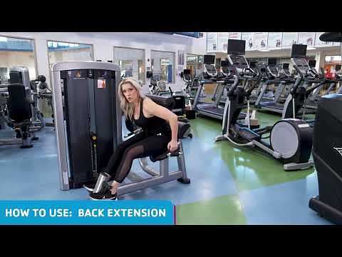 Kenosha YMCA - How to Use the LifeFitness Back Extension