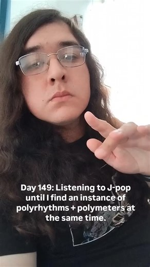 The song is Polyrhythm, by Japanese group Perfume. 🫶 Appropriately, the chorus for this track features several overlapping time signatures, which even change as the section develops. The vocal line is felt in 5/8 against 4/4 percussions and 3/8 arpeggios. What's more, the bass creates a 3:4 polyrhythm on top of all the madness, although this particular ratio is quite common in electronic dance music. 🕺 Fun fact: this complex chorus was cut from the radio version. A shame, maybe the general pub