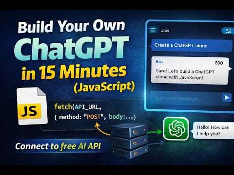 JavaScript AI Chatbot Project | Build a ChatGPT Clone from Scratch