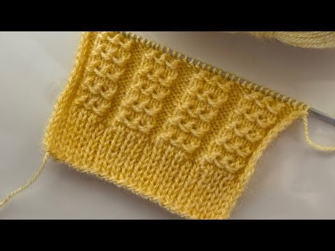4 Rows Repeat Knitting Pattern For Sweater And Cardigan ❤️