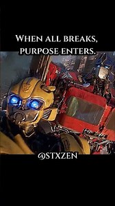 When All Breaks, Purpose Enters | Optimus Prime Stands Strong | Bumblebee Opening Scene