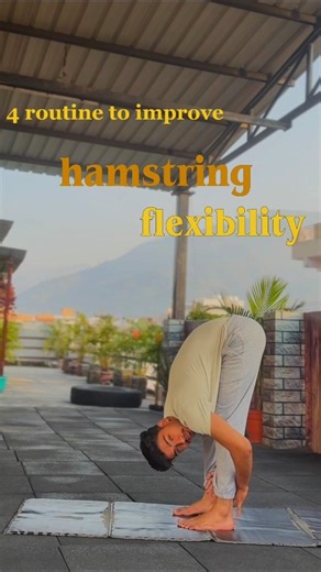4 exercise to improve your hamstring flexibility ✨✨✨ #yoga #flexibility #yogatips