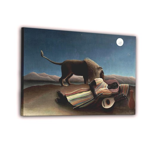 Henri Rousseau the Sleeping Gypsy Canvas Wall Art, Dreamlike Night Scene, Classic Painting Reproduction, Fine Art Print for Home Decor - Etsy New Zealand