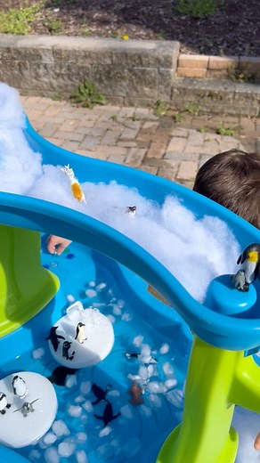 1.2M views · 7.5K reactions | Using emojis tell me the next water table theme I should make! I’m up for a little adventure over here (and my brain is blanking on themes)Also my best hack to cleaning a water table is to drain the water, let all of the items dry in the sun, forget about them for 7-10 business days (or until you need the water table again) and then rinse and repeat. #SensoryPlay #sensory #sensoryplayideas #outdoorplay | Celena Kinsey | Facebook