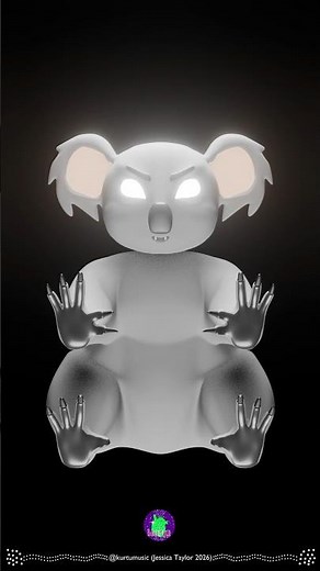 Work in progress: Drop Bear 😱 | #animation #3d #wip