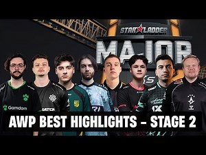 🔥 Best AWP Highlights – Stage 2 | StarLadder Budapest Major 2025 (CS2)