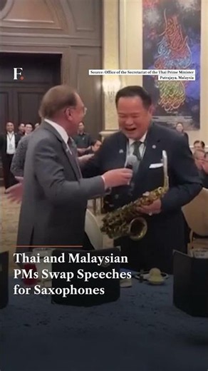 Thai and Malaysian PMs Swap Speeches for Saxophones | Firstpost News | N18G