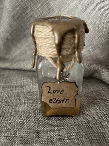 Love elixir - glass bottle potion Apothecary witch potion