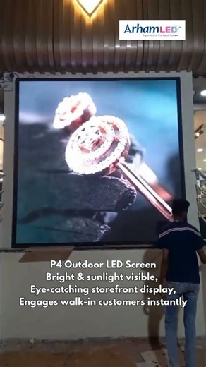 Arham LED Installations | Jewellery Showroom LED Display Projects | From Concept to Installation