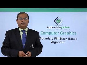 Boundary Fill Stack Based Algorithm