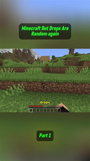 Minecraft, But Drops Are Random...? (Part 1) #minecraft #minecraftbut #mcyt #usa🇺🇸 #unitedstates