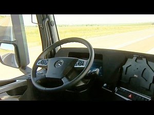 Autonomous driving demo: Mercedes Future Truck 2025