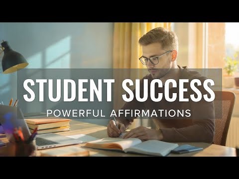 Study Motivation | Affirmations For Student Success | Aesthetic Study With me | Positive Affirmation