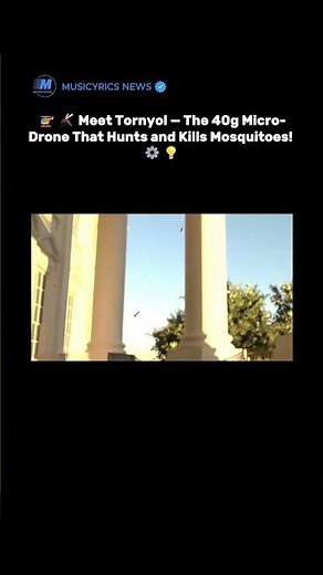 🚁🦟 Meet Tornyol — The 40g Micro-Drone That Hunts and Kills Mosquitoes! ⚙️💡
