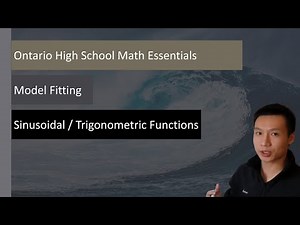 Ontario High School Math Essential Skills - Grade11 Trig Modeling Application Word Problem Waves