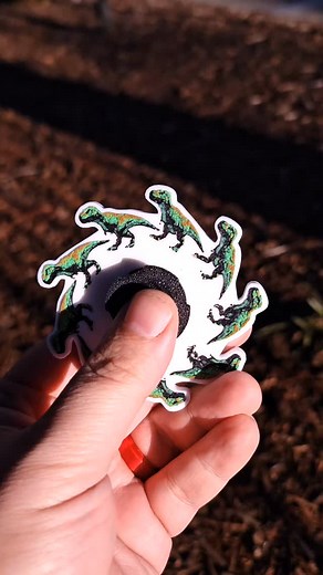 76 reactions · 11 shares | I know you have all seen the majestic T-rex in all its glory... but I bet you didn't know that the T-rex could walk on the moon. #3dprinting #zoetrope #Animation #satisfying #moonwalk | A Pyro Design | Facebook