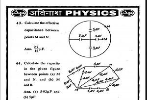 Calculate the effective capacitance between points M and N.  An... | Filo