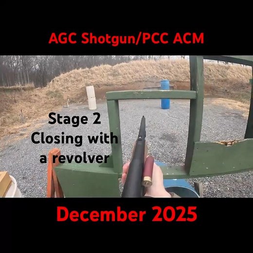 Drawing a revolver instead of reloading an 870 - AGC Shotgun/PCC ACM - Stage 2 - December 13, 2025