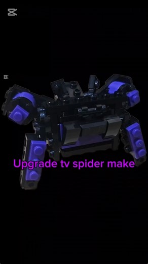 upgrade tv spider tutorial #lego #스키비디 #skibiditoilet #창작 #자캐