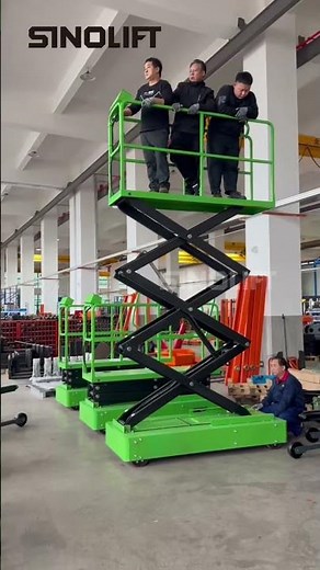Meet SINOLIFT versatile Scissor Lift Platform in action! 🌟