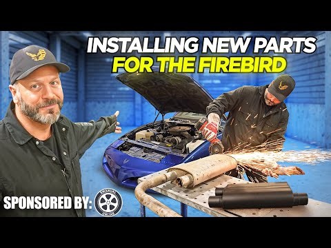 Installing new Parts on the 1991 Pontiac Firebird NEW FLowmaster 80 series Muffler and More