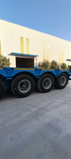 5 Axles Folding Gooseneck Semi Trailer Made by Panda Trailer Perfect for Heavy Machines Logistic