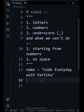 Python Variables Explained | Python Shorts Series