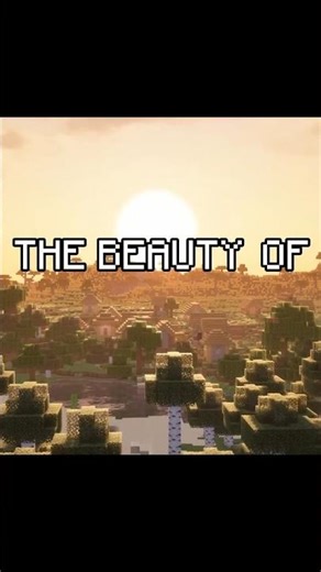 The Beauty Of the Minecraft #shorts #minecraft #minecraftshorts #gaming #gameplay