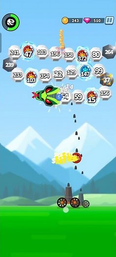 Ball Blast – Level 8 / Stage 8 Gameplay | Shooting Cannon Fun #BallBlast #MobileGame #Shorts