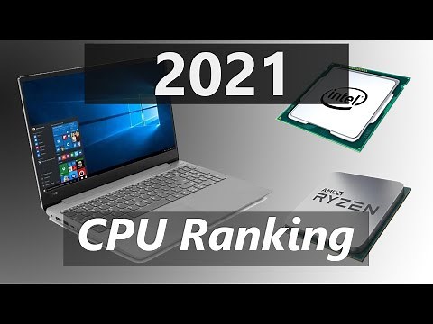 Laptop Processors Ranking 2021