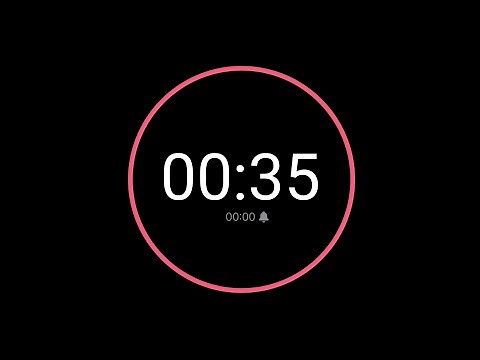 35 Second Countdown Timer / iPhone Timer Style