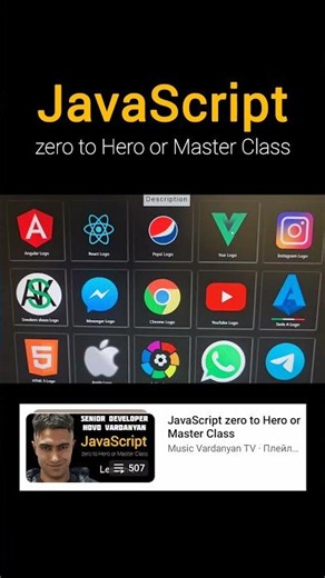 JavaScript zero to Hero or Master Class