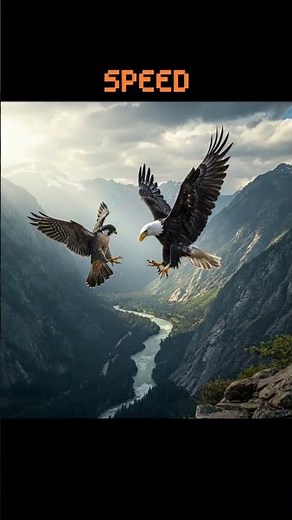 Peregrine Falcon vs Bald Eagle! Battle of Stats!