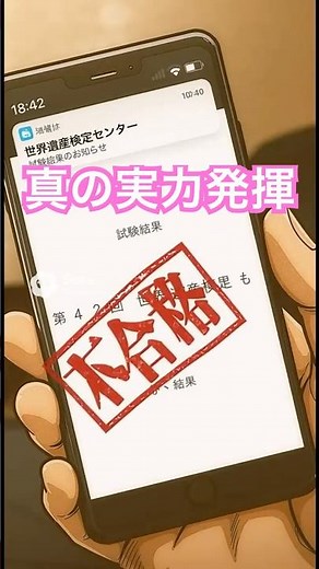 ＃02なり課長「世界遺産検定合格発表」の巻 #Short