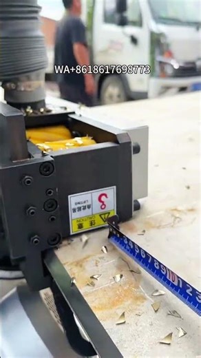 High-quality steel plate automatic walking beveling machine, I am the manufacturer #ironworker