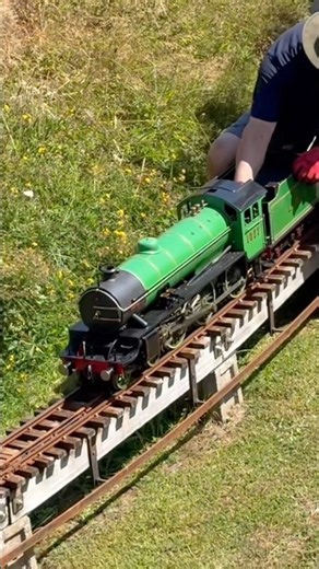 5 inch gauge lner B1#livesteam#engineering#locomotive#train#travel#history#hobby