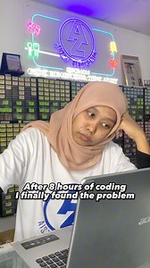 29K views · 290 reactions | 99.98% of programmers has faced this  #aiszzy #electronics #programmers #code #coding #semicolon #arduino #pengaturcaraan #elektronik #elektrik #engineering #kejuruteraan #electrical #error #error404 #syntaxerror | Aiszzy Electronics | Facebook