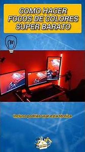 COMO HACER FOCOS DE COLORES SIN GASTAR MUCHO DINERO