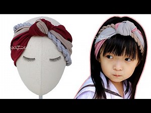 Unique Tie Knot Headband DIY - Knotted Turban Headband Tutorial