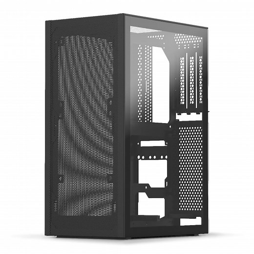 Buy SSUPD Meshlicious Mini-ITX TG Case Black [SSU-MESHLI-BK] | PC Case Gear Australia