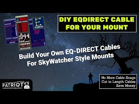 DIY EQ-Direct/EQMOD Cables for Your SkyWatcher Style Mount (EQDIR)
