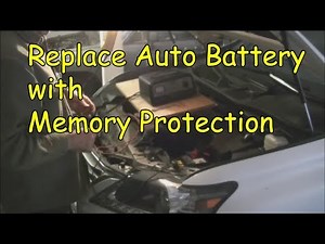 Replace Auto Battery with Memory Protection (RX350)