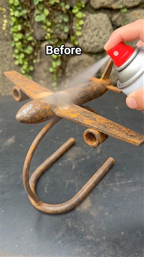 airplane remove the rust #ideas #tools #simple #rust #cleaning
